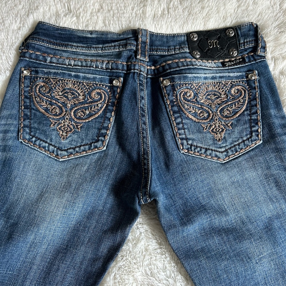 Women's Blue Bootcut Miss me jeans